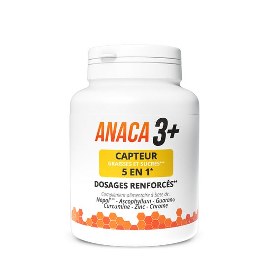 Anaca3+ Captador grasas y azúcares 5 en 1 120caps