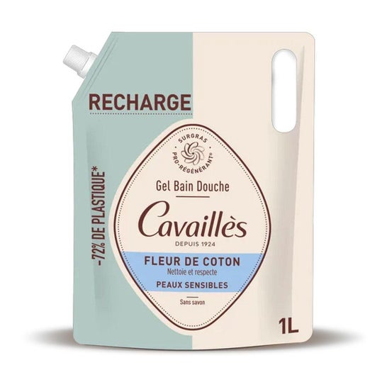 Cavaillès Duschgel Baumwollblüte Nachfüllung 1000 ml