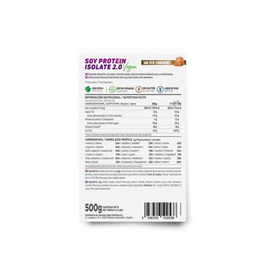 HSN Proteína de Soja Aislada 2.0's Caramelo Salado 500 g