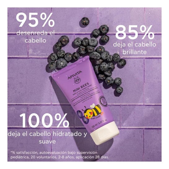 Apivita Kids Mini Bees Acondicionador Miel Arándano 150ml Apivita Kids Mini Bees Acondicionador Miel Arándano 150ml