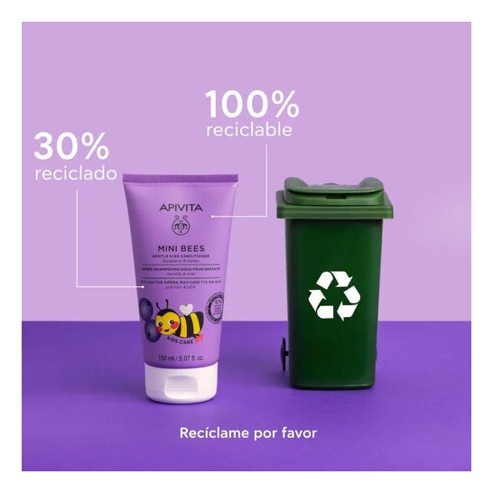 Apivita Kids Mini Bees Acondicionador Miel Arándano 150ml Apivita Kids Mini Bees Acondicionador Miel Arándano 150ml