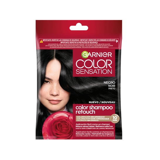 Garnier Color Sensation Color Shampoo Retouch 1.0 Black 3uds