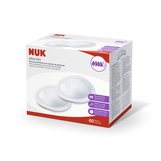 Nuk Ultra Dry discos protectores 60uds