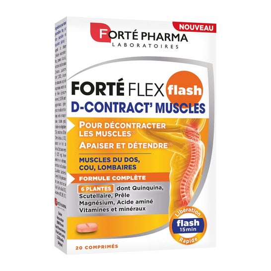 Forte Pharma Forté Flex Flash D-Contract Muskler 20comp