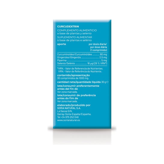 Soria Natural Vit&Min 44 Curcu Dextrin Mgdose 28 Comp.