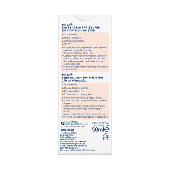 Nivea BB Cream Tono Medio 50ml