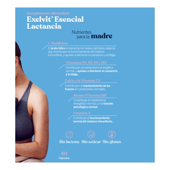 Exelvit Esencial Lactancia 60 cáps
