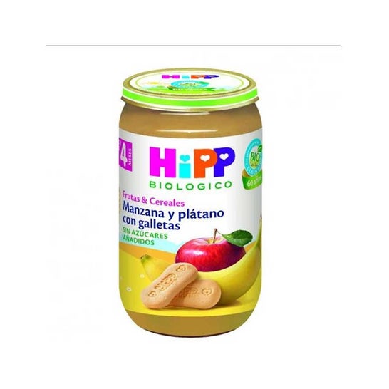 Hipp Bio Baby Food Apple Banana Biscuit 4M+ 250g