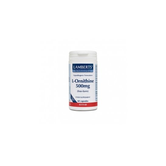 Lamberts Ornitina Hcl 500 Mg 60 caps