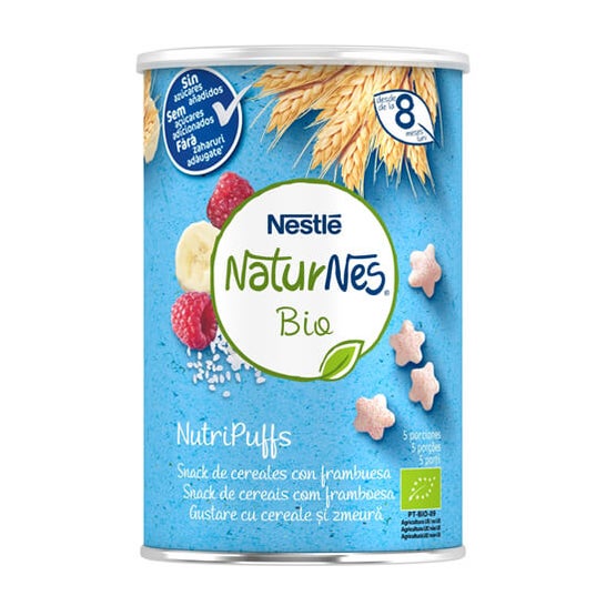 Nestle NaturNes Bio NutriPuffs Cereale con lampone 35g