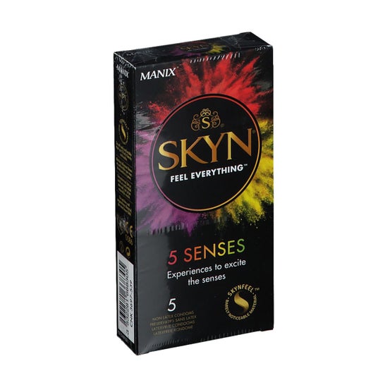 Manix Skyn 5 Sense Box mit 5 latexfreien Konservierungsmitteln