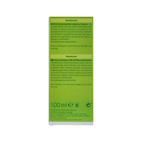 Weleda Desodorante Spray de Citrus 100ml