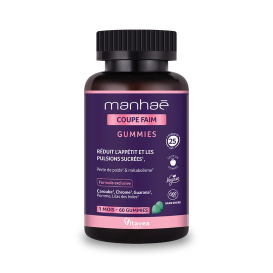 Manhae Gomitas Supresor Apetito 60uds