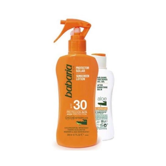 Babaria Kit Aloe Vera Spray SPF30 + After Sun 1ud
