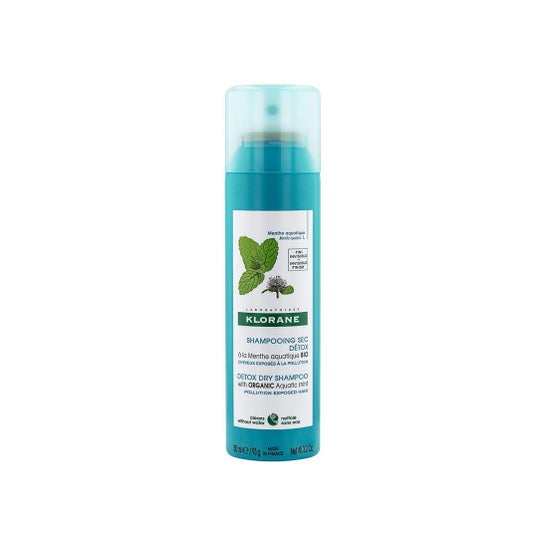 Klorane Spray Champú Seco de Menta 150ml