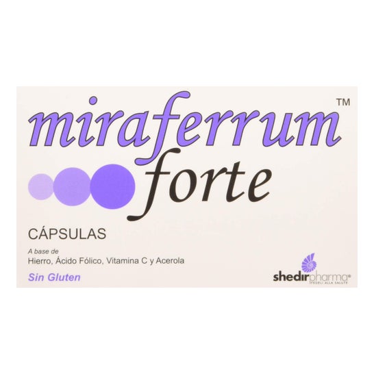Shedir Miraferrum Forte 30 kapsler