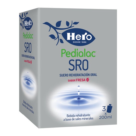 Hero Pedialac SRO Oral Rehydration Serum Strawberry 3x200ml