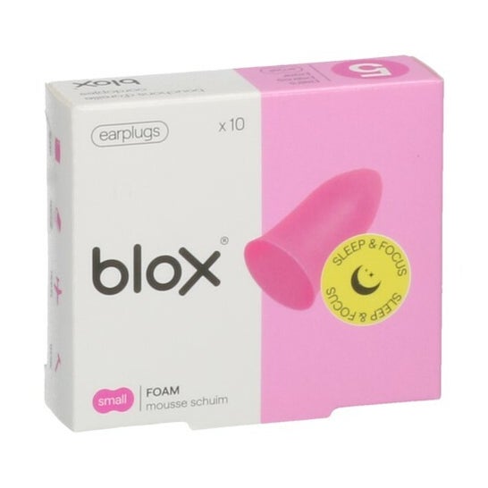 Blox Sleep & Focus Tapones Espuma TS Rosa 10uds