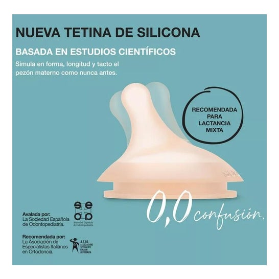 Suavinex Zero-Zero Biberón Anticólico Silicona 1ud Suavinex Zero-Zero Biberón Anticólico Silicona 1ud