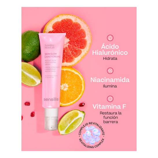 Sensilis Skin Glow [Juicy Cream] Crema Hidratante Luminosidad Instantánea 50ml