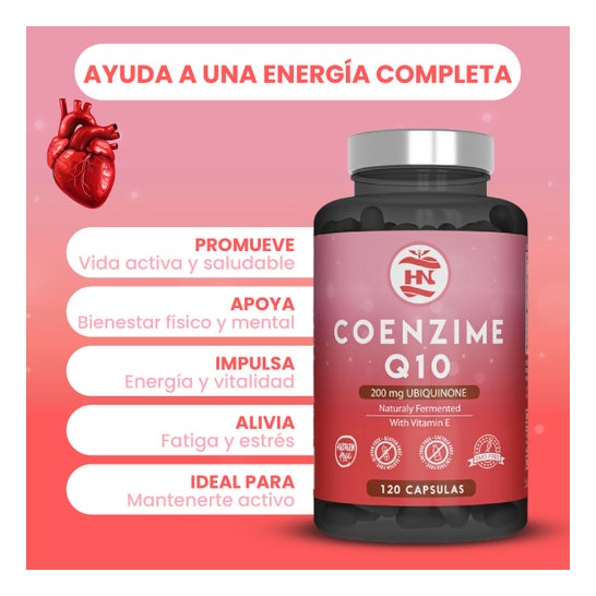 HN Coenzima Q10 200mg Ubiquinone 120 caps