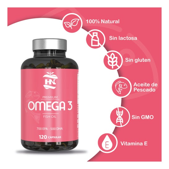 HN Pack Premium Omega 3 120 caps + Vitamina D3 365 caps