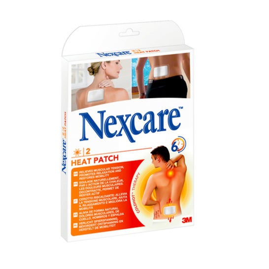 Nexcare® parche térmico 9,5x13cm 2uds