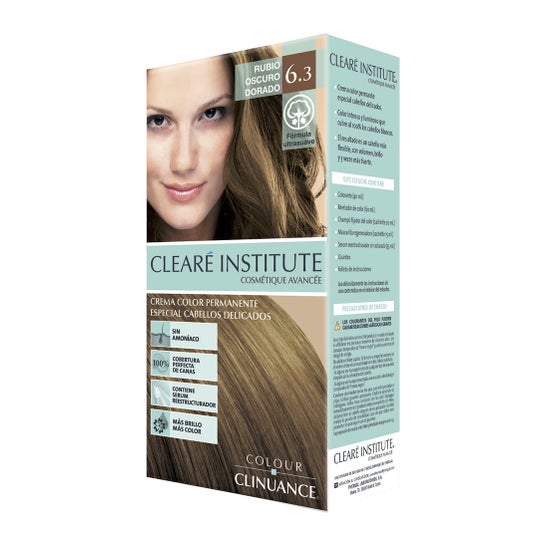 Cleare Institute Colour Clinuance Permanent Dye 63 Donker Blond Goud 170ml