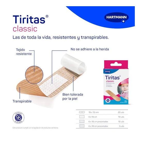 Hartmann classic dressing made of 1 pc fabric Hartmann classic dressing made of 1 pc fabric