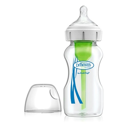 Dr. Brown's Options+ Glass Feeding Bottle Wide Neck 270ml 1ud