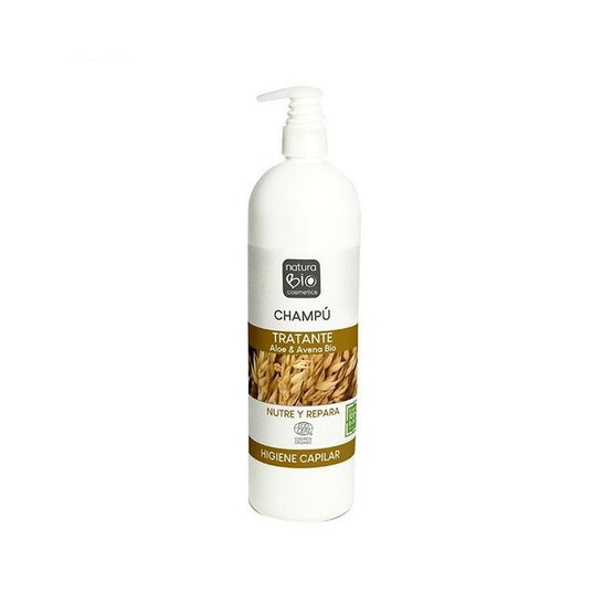NaturaBio Cosmetics Aloe Haferflocken Shampoo Bio 740ml