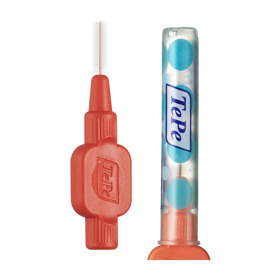 TePe Cepillo interdental x-soft 0,5 mm rojo claro (8 uds.) - Higiene bucal