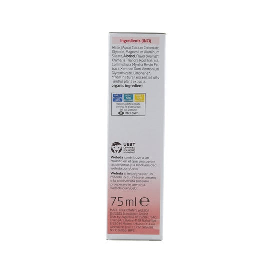 Weleda Pasta Dentífrica de Ratania Sabor Menta 2x75ml