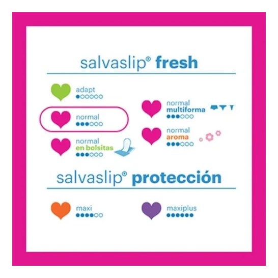Salva Slip Evax Normal 50uds Salva Slip Evax Normal 50uds