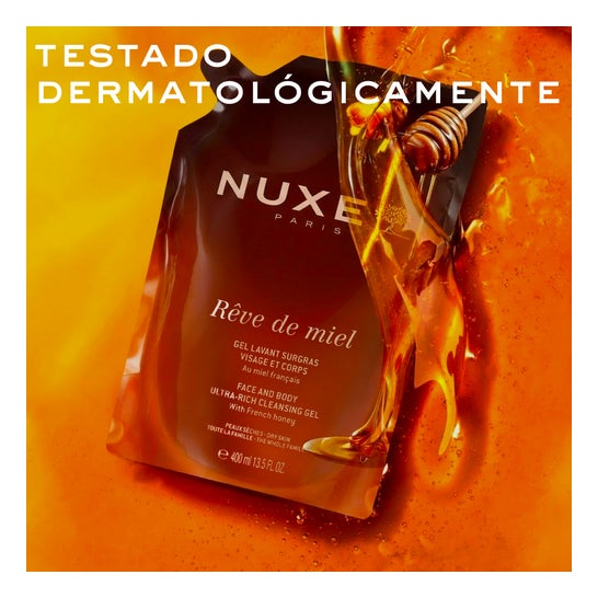 Nuxe Rêve de Miel Gel Limpiador Dermatológico Eco-Refill 400ml