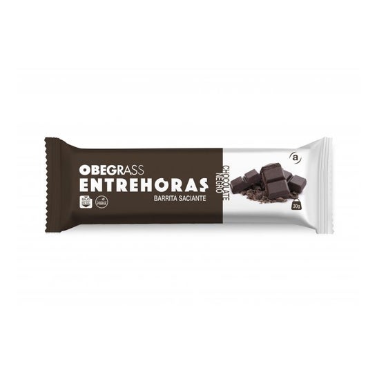 Obegrass Entrehoras barrita chocolate negro 1ud