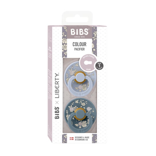Bibs X Liberty Dusty Blue Mix Talla 1 Nro 11010104 2uds