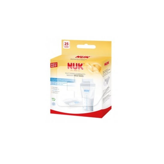 Nuk bolsas de leche materna 25 uds