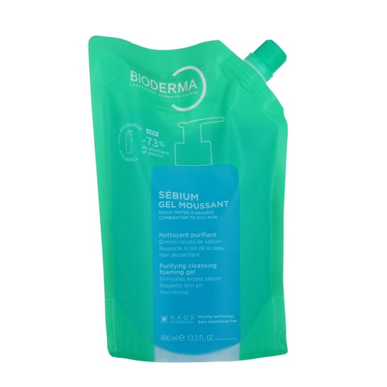 Bioderma Sébium Foaming Gel Eco-Refill 400 ml