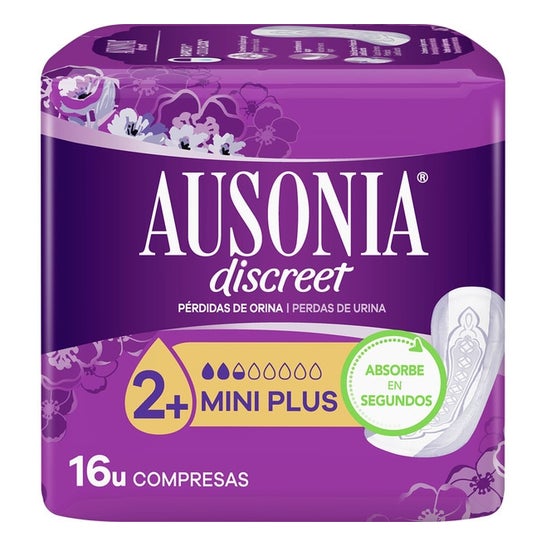 Ausonia Discreet Mini Plus 16uds
