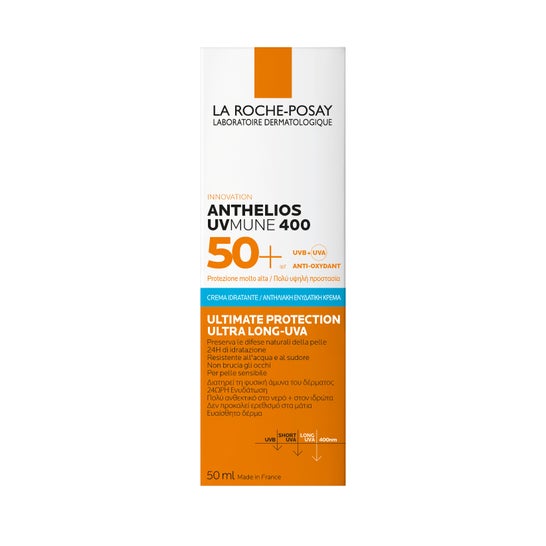 La Roche-Posay Anthelios UVMUNE 400 Crema Hidratante Sin Perfume SPF50+ 50ml