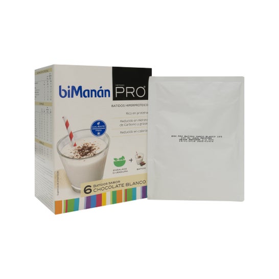 biManán™ PRO method white chocolate shake 6 sachets