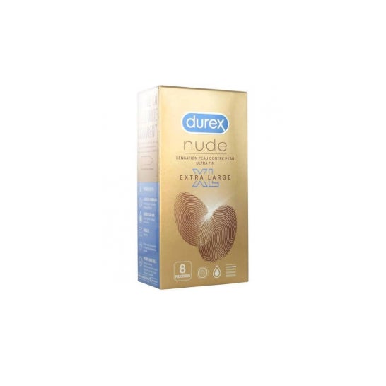 Durex - Nude Extra Large XL 8 Condoms