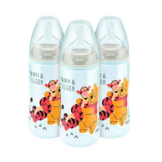 Nuk Winnie Babyflaske + sutteflaske 3x300 ml