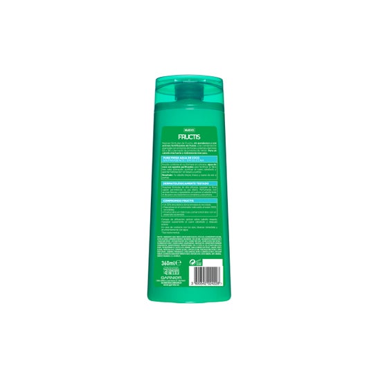 Garnier Fructis Pure Fresh Agua Coco Champú Fortificante 360 ml