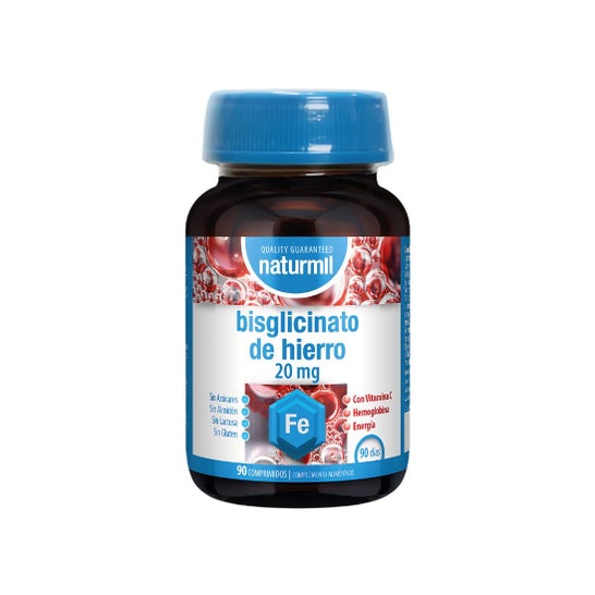 Naturmil Hierro Bisglicinato 20mg 90comp