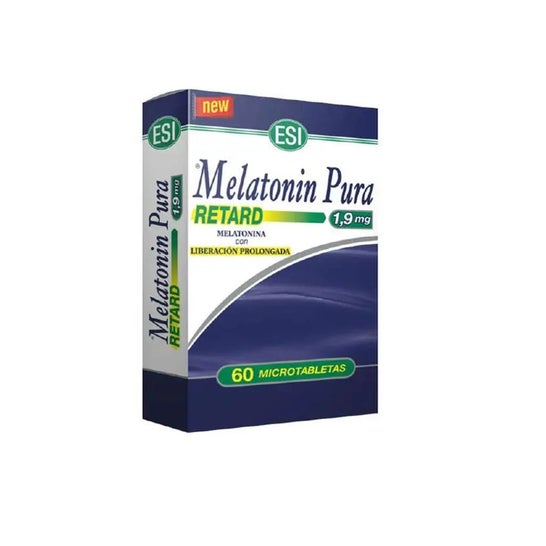 ESI Melatonin Pure Retard 1,9 mg 60 tabletek ESI Melatonin Pure Retard 1,9 mg 60 tabletek