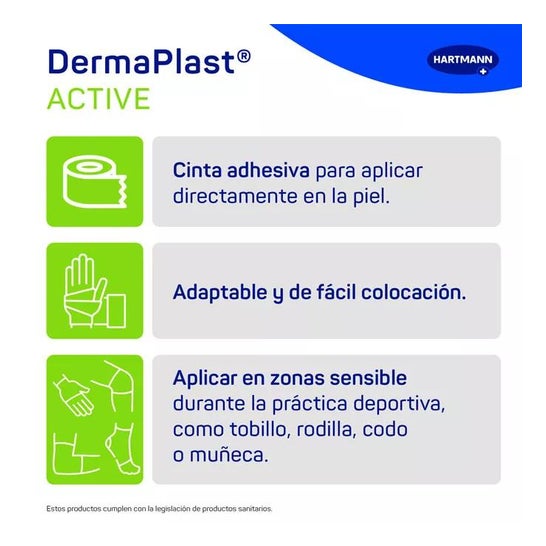 Dermaplast Aktives Sportband Befestigungsband Bandage 3,75x7 Dermaplast Aktives Sportband Befestigungsband Bandage 3,75x7