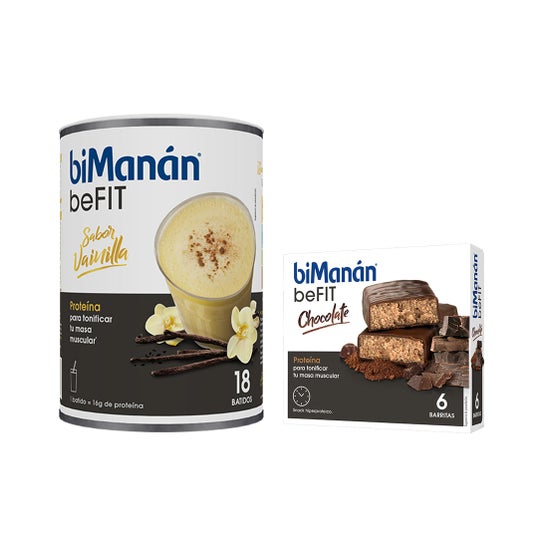 Confezione Bimanán Eco Vanilla Milkshake + Barrette di cioccolato