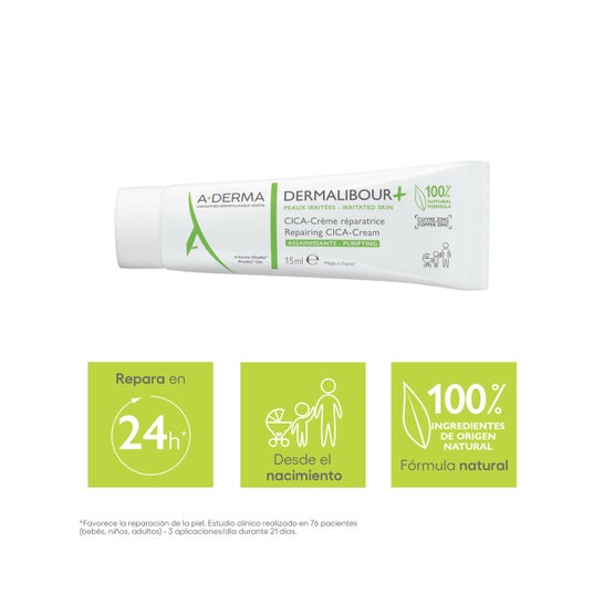 A-Derma Dermalibour+ CICA Crema Reparadora 15ml